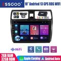 DAB+ Carplay Android 13 Autoradio GPS Nav WIFI +Kam Für Suzuki Swift III 2005-10