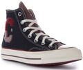 CONVERSE A07980C Chuck 70 Hi Varsity Leinen Damen Turnschuhe Navy Rot UK 5 - 6