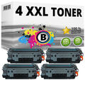 4x XL TONER für HP 55X CE255X LaserJet P3010 P3015D P3015N P3015DN P3015X M521DN