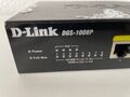 D-Link DGS-1008P 8-Port PoE Gigabit Desktop Switch - Switch - nicht verwaltet -