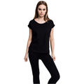 Urban Classics Ladies Long Back Shaped Slub Tee T-Shirt Oberteil Shirt locker