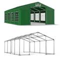 Partyzelt 4x8 PVC Pavillon Bierzelt Festzelt Gartenzelt Wasserdicht 8x4 Grün W