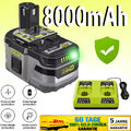 18V 8.0Ah 12Ah 5Ah Akku für RYOBI One Plus Lithium RB18L40 P108 P104-Batterie DE