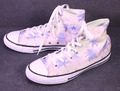 Converse All Star Classic Hi Chucks Sneaker Gr. 38 creme rosa lila Palmen BC215