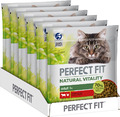 6x650g Perfect Fit Katzenfutter Trocken Natural Vitality Adult 1+ Rind & Huhn