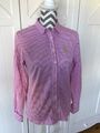 Tommy Hilfiger ❤️ Business Bluse Gr. 4 pink/weiß gestreift mit Logostickerei