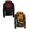 Alpha Industries Foam Print Hoodie Herren Hoodie Pullover Sweatshirt Hoody