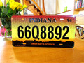 Nummernschild USA   "Indiana"   Kennzeichen License Plate, Not for official use