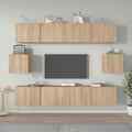 TV Schrank Set 6tlg. Holzwerkstoff Schrankwand Wohnwand mehrere Auswahl vidaXL