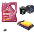 SCT Germany Inspektionspaket 5 L MANNOL Extreme 5W-40 für VW Seat Golf V 1.4