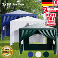 3x3m Pavillon Gartenzelt Partyzelt Festzelt Partyzelt Picknicks Wasserdicht Zelt