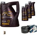 BOSCH Ölfilter 8 L MANNOL Extreme 5W-40 für Fiat Ducato Kasten 130 Multijet