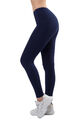 BONGUAL Damen Leggings Leggins lang gekämmte Baumwolle-mix S-XXL 36-44