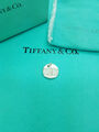 Tiffany & Co. Silber Alphabet Disc Buchstabe Initiale ""F"" Anhänger/Charm NUR