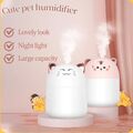 250ML Luftbefeuchter LED Licht Ultraschall Duftöl Aroma Diffuser Humidifier Mini