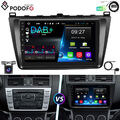 DAB+ 9'' Android 13 Autoradio GPS Navi WiFi Kam 1+32GB für Mazda 6 GH 2007-2012