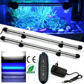 LED Aquarium Lampe Leuchten Mollusken Wasserdicht Weiß & Blau Aquariumleuchte