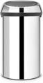 Brabantia 402609 Touch Bin Abfalleimer 60 L, Brilliant Steel