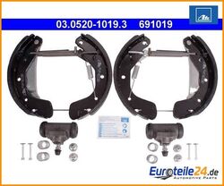 Bremsbackensatz Original ATE TopKit ATE 03.0520-1019.3