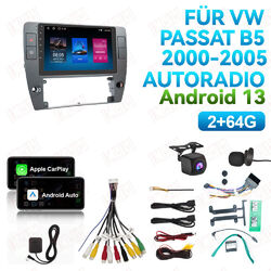 Für VW Passat B5 2000-2005 CarPlay Android 13 Autoradio BT GPS Navi DSP 2+64GB