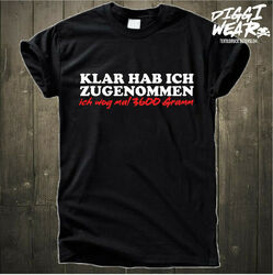 KLAR HAB ICH ZUGENOMMEN ICH WOG MAL... ABNEHMEN | LUSTIGES DIÄT ZERO FUN SHIRT 