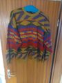 Vintage Strickpullover Mit Muster Retro Gr.54