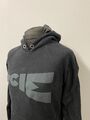 Energie Herren Pullover Gr. M Kapuzenpullover Hoodie Logo schwarz D127