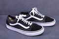 Vans Old Skool Unisex Sneaker Skaterschuhe schwarz weiß Gr. 39 Leder CH2-162