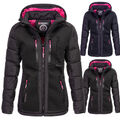 Geographical Norway Damen Winter Jacke Steppjacke Parka Geteppt 