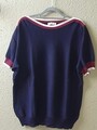 Kurzarmpullover* Halbarm* maritim* Peter Hahn* Gr. 50* dunkelblau