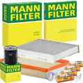 MANN-FILTER INSPEKTIONSPAKET passend für FIAT TIPO 356 357 1.4/120 PS/08.16- Bj