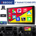 Carplay Autoradio Apple DAB+ Android 13 64G GPS NAV Kamera Für Fiat Ducato Boxer