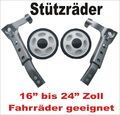 Kinder / Erwachsenen Fahrrad Rad Stützräder 16" - 24" Zoll Fahrräder geeignet 