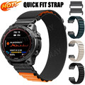 Für Garmin Fenix 7X 7 6 6X Pro 5 5X 3HR S60 965 Epix Gen 2 Rugged Nylon Armband