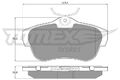 TOMEX Brakes Bremsbelagsatz, Scheibenbremse TX 15-94 für CITROËN FIAT PEUGEOT