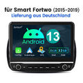 1+32G Android 13 Autoradio Navi GPS für Benz Smart Fortwo Forfour 453 2014-2022