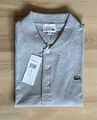 NEU! LACOSTE Sport Slim Fit Polo Shirt 3XL XXXL Grau Grey Cotton Pique YH4801 00