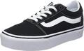 Vans Ward weiß schwarz Damen-Plateau-Skate-Turnschuhe Schuhe