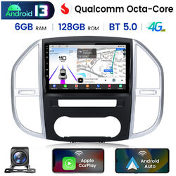 Carplay Android 13 Autoradio Für Benz Vito W447 14-2022 GPS Navi 4G BT SWC +KAM