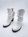 Tamaris Damen Ankle Boots Stiefelette Absatzschuh weiß Gr 40 EU Art 14661-10