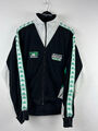 Vintage Fleece Jacke - Retro Trainingsjacke-Sweatshirtjacke-Oldschool-90s- Gr. S