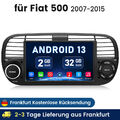 7" Für Fiat 500 2007-2015 Android 13 Apple Carplay Autoradio GPS BT WIFI RDS 32G