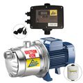 KREISELPUMPE HAUSWASSERWERK JETPUMPE GARTENPUMPE WASSER PUMPE EDELSTAHL INVERTER