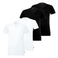 2er 4er Pack Levi's Herren Shirts kurzarm V Neck T-Shirts Stretch Cotton