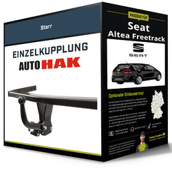 Starre Anhängerkupplung für SEAT Altea Freetrack 06-09 Typ 5P5/5P8 Auto Hak NEUGleich mitbestellen:Montage zum Festpreis:ab 449,- Euro