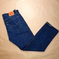 Levi's 501 Jeans Hose W36 L32 Herren Slim Fit Straight Leg Blau Dunkle-Waschung