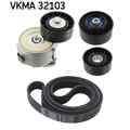 SKF Keilrippenriemensatz VKMA 32103