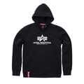 Alpha Industries Basic Hoody schwarz Kapuzenpullover Kapuze Sweatshirt Sweater