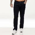 Enzo Herrenjeans gerades Bein Stretch Denim normale Passform (EZ359MSW)