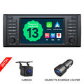 CAM+7" Carplay Android 13 Autoradio Für BMW 5er E39 GPS NAVI Navigation BT 2+32G